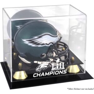 Goldener klassischer Mini-Helm mit Logo der Philadelphia Eagles für den Super Bowl LII-Champion