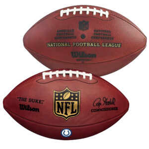 Offizieller Wilson Indianapolis Colts Duke Football mit Team-Aufkleber