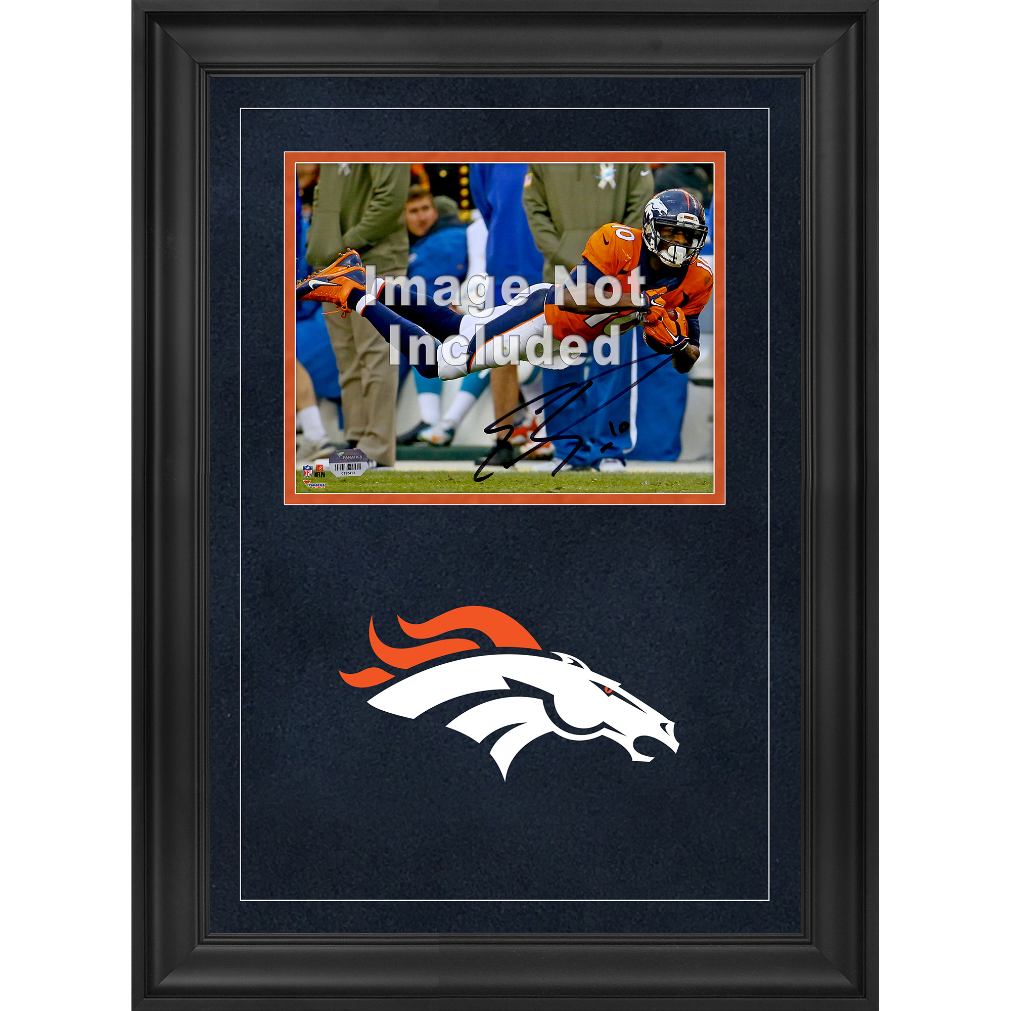 Denver Broncos Deluxe-Fotorahmen im Querformat, 20,3 x 25,4 cm, mit Team-Logo