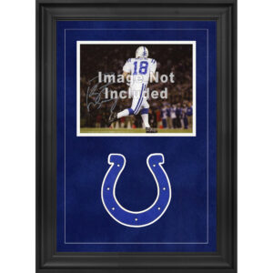 Indianapolis Colts Deluxe-Fotorahmen im Querformat, 20,3 x 25,4 cm, mit Team-Logo