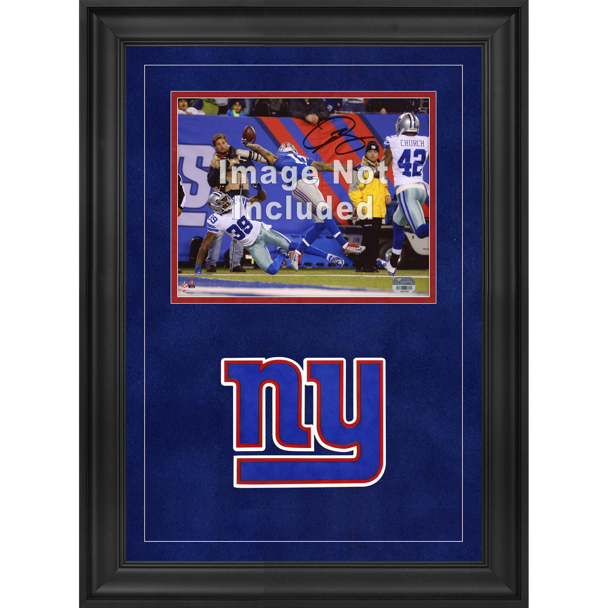 New York Giants Deluxe-Fotorahmen im Querformat, 20,3 x 25,4 cm, mit Team-Logo