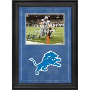 Detroit Lions Deluxe-Fotorahmen im Querformat, 20,3 x 25,4 cm, mit Team-Logo