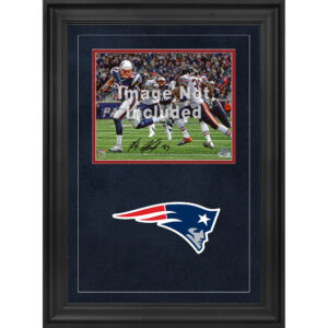 New England Patriots Deluxe-Fotorahmen im Querformat, 20,3 x 25,4 cm, mit Team-Logo