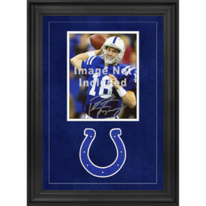 Indianapolis Colts Deluxe vertikaler Fotorahmen 8 x 10 Zoll mit Teamlogo