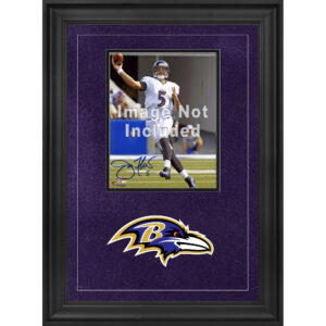 Baltimore Ravens Deluxe vertikaler Fotorahmen 8 x 10 Zoll mit Teamlogo