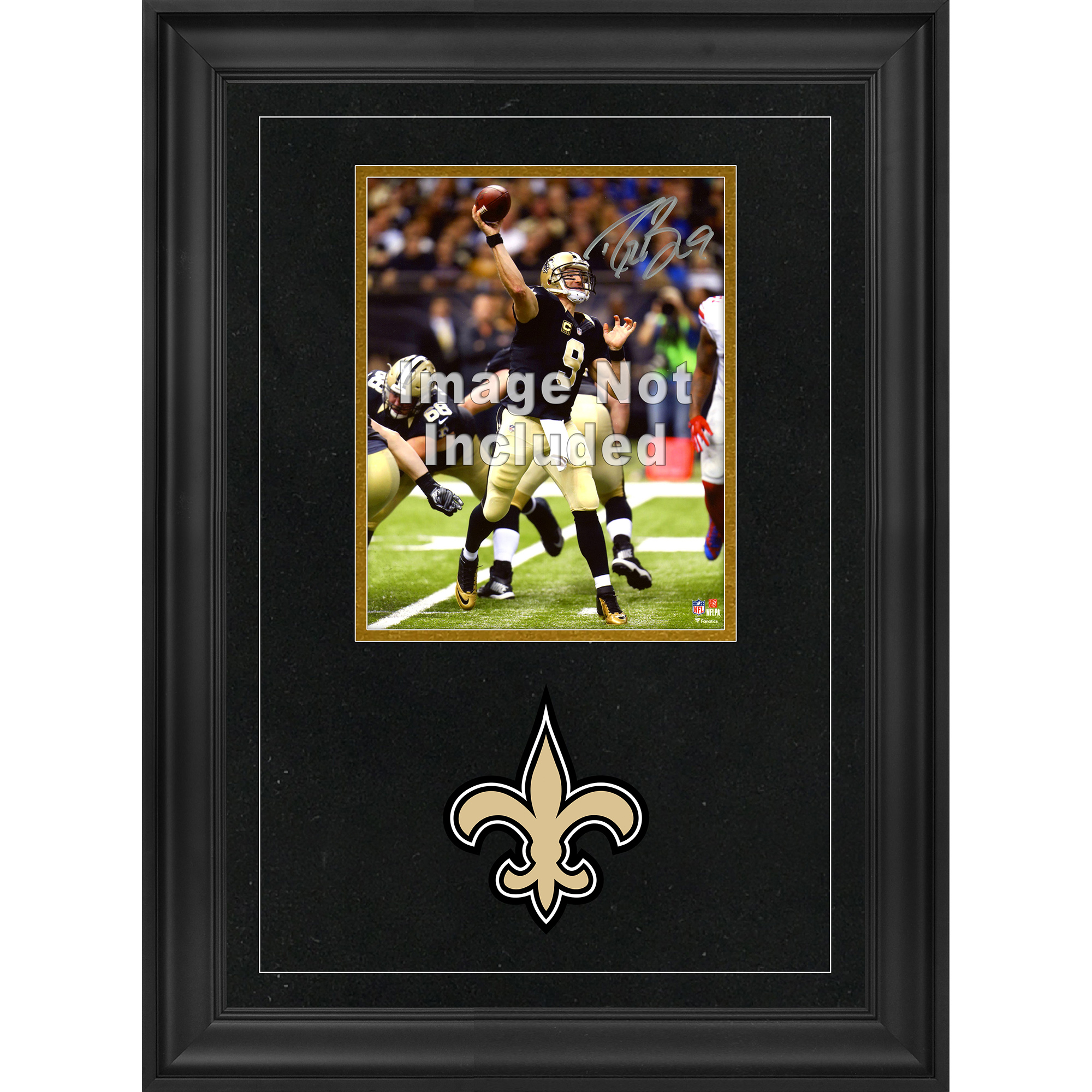 New Orleans Saints Deluxe vertikaler Fotorahmen mit Teamlogo, 20,3 x 25,4 cm