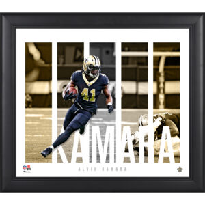 Alvin Kamara New Orleans Saints Gerahmte 15“ x 17“ Spielerpanel-Collage