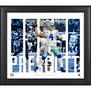 Dak Prescott Dallas Cowboys Gerahmte 15“ x 17“ Spielerpanel-Collage