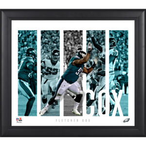 Fletcher Cox Philadelphia Eagles Gerahmte 15“ x 17“ Spielerpanel-Collage