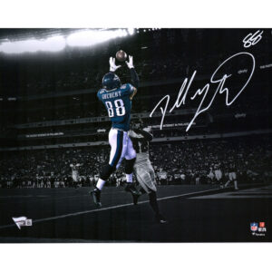 Signiertes Spotlight-Foto von Dallas Goedert, Philadelphia Eagles, 11 x 35,6 cm