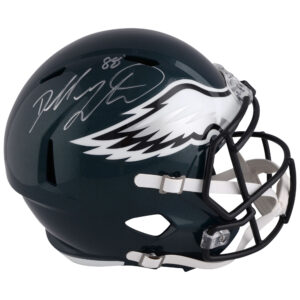 Dallas Goedert Philadelphia Eagles signierter Riddell Speed-Replika-Helm