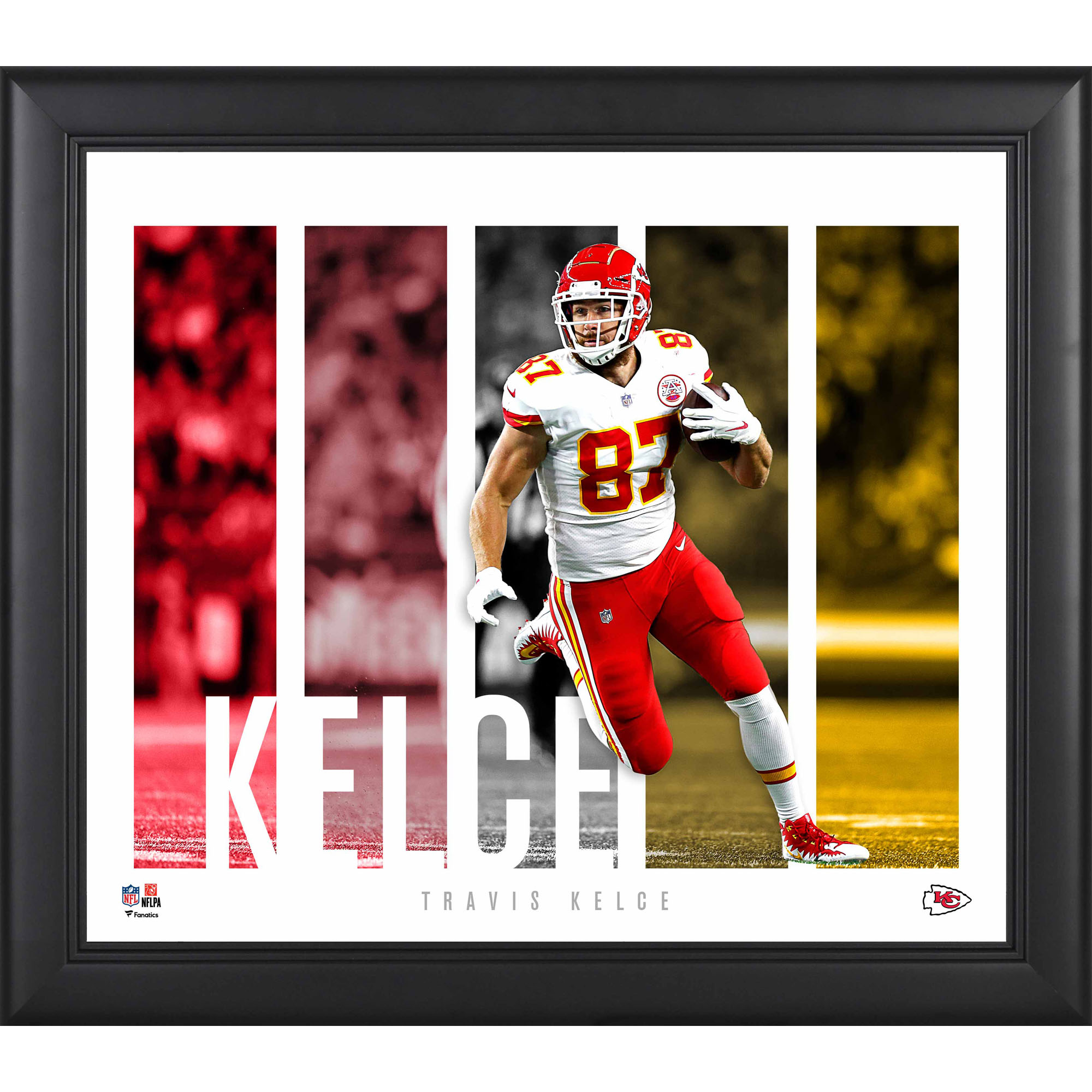 Travis Kelce Kansas City Chiefs Gerahmte 15″ x 17″ Spielerpanel-Collage