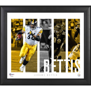 Jerome Bettis Pittsburgh Steelers Gerahmte 15″ x 17″ Spielerpanel-Collage