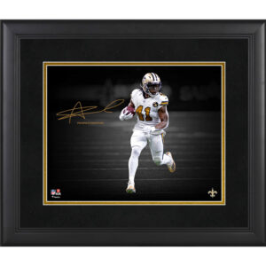 Alvin Kamara New Orleans Saints Gerahmtes 11″ x 14″ Spotlight-Foto – Faksimile-Signatur