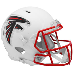 Riddell Atlanta Falcons Flat White Alternate Revolution Speed ​​Authentic Footballhelm