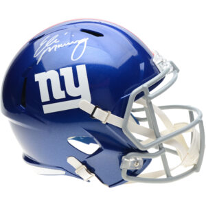 Von Eli Manning signierter Riddell Speed-Replika-Helm der New York Giants