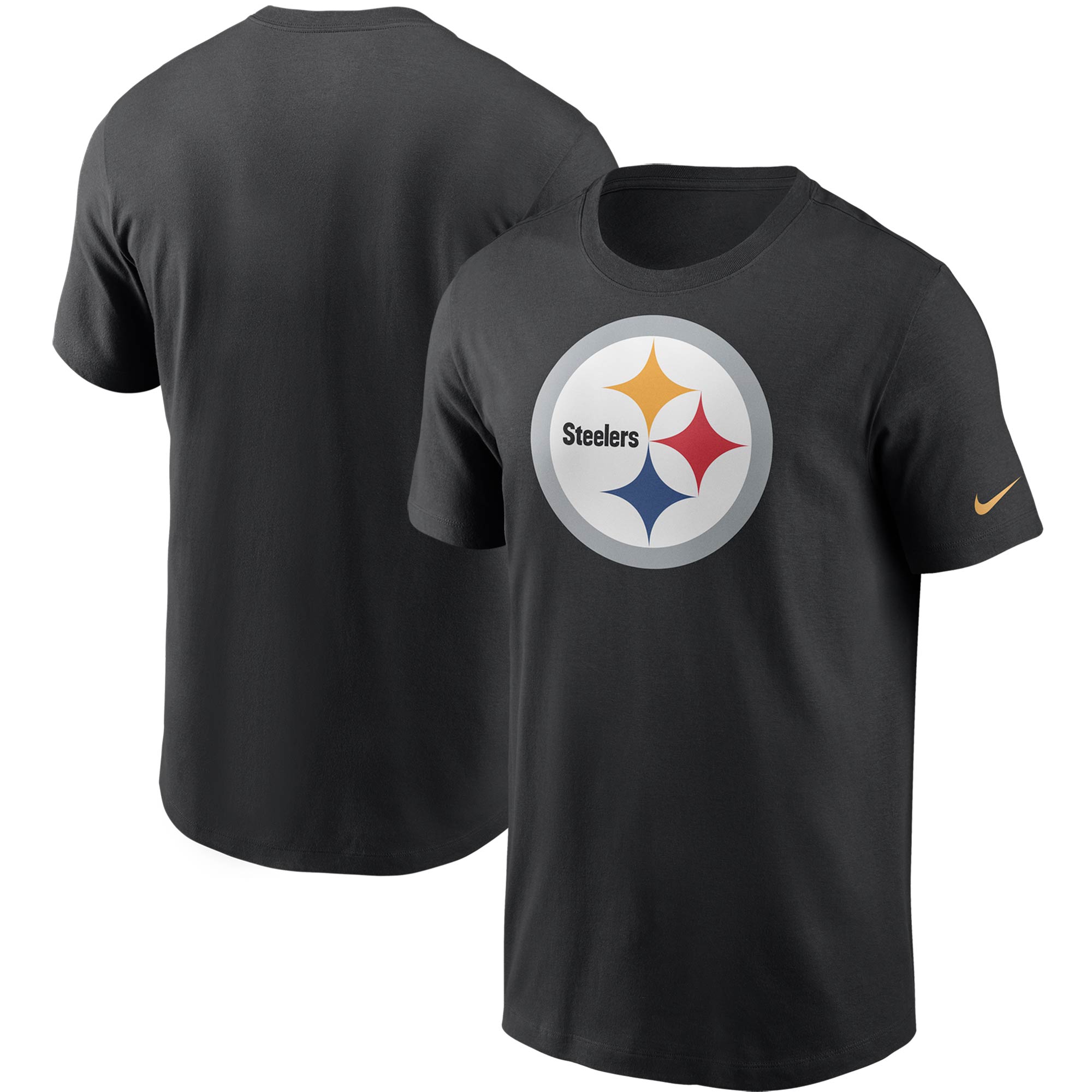 Nike Pittsburgh Steelers-T-Shirt mit Primärlogo für Herren in Schwarz