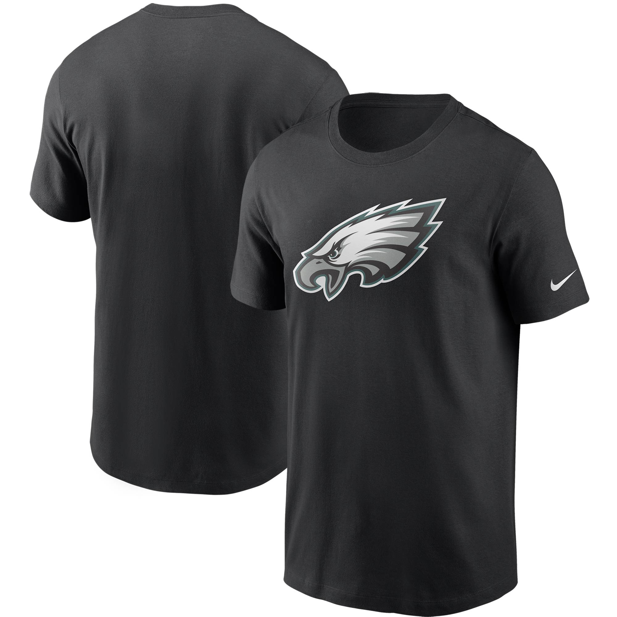 Nike Philadelphia Eagles-T-Shirt mit Hauptlogo für Herren, schwarz
