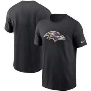 Schwarzes Nike Baltimore Ravens Primary Logo T-Shirt für Herren