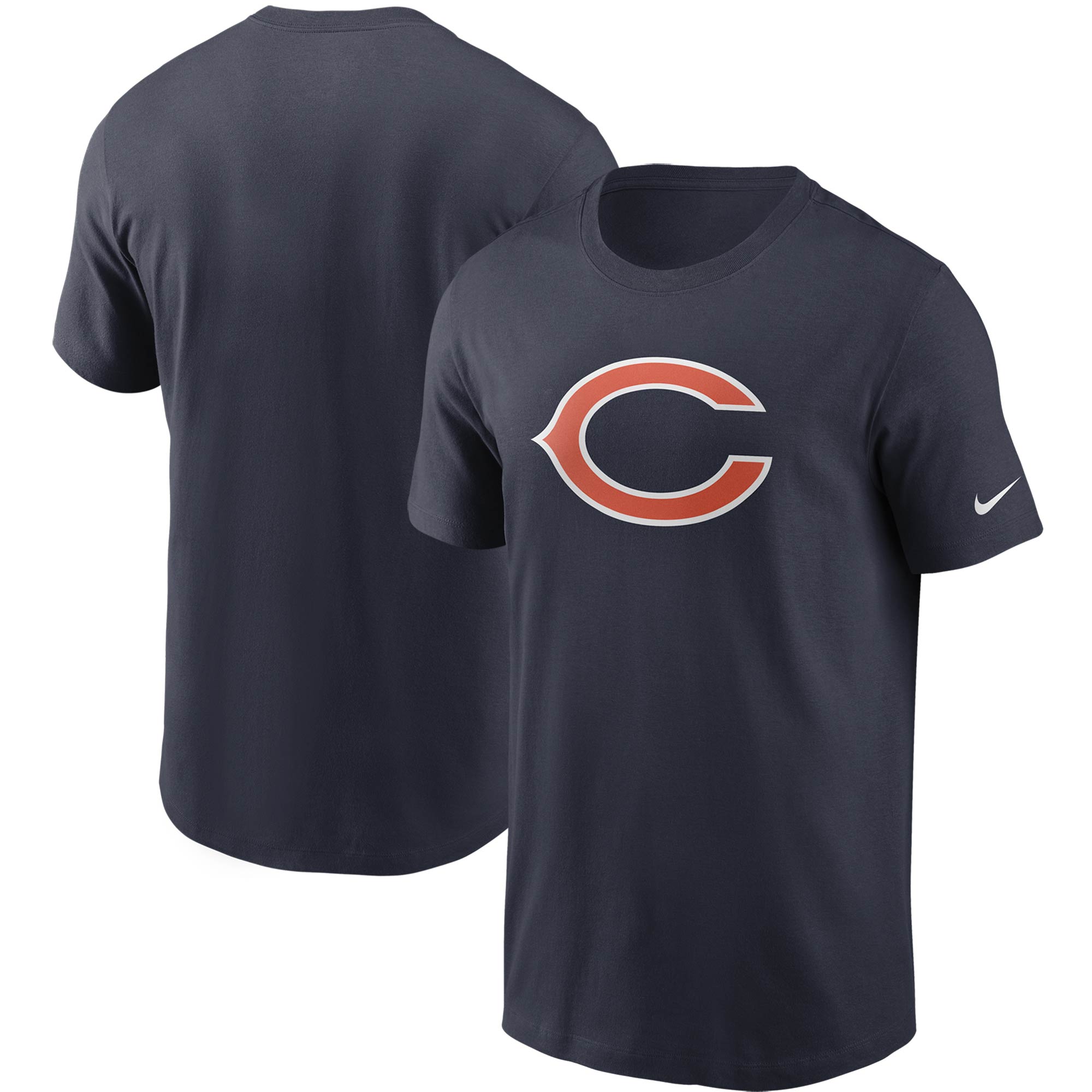 Nike Chicago Bears-T-Shirt mit primärem Logo für Herren, Marineblau