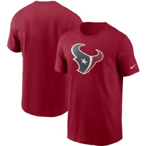 Rotes Nike Houston Texans-T-Shirt mit Hauptlogo für Herren