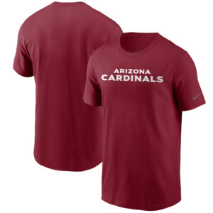 Nike Cardinal Arizona Cardinals Team-Wortmarken-T-Shirt für Herren