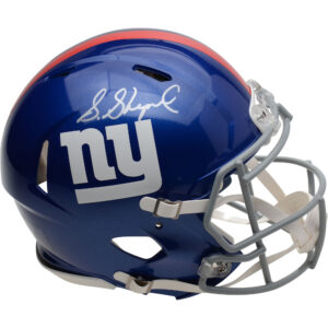 Sterling Shepard New York Giants signierter Riddell Speed ​​Authentic Helm