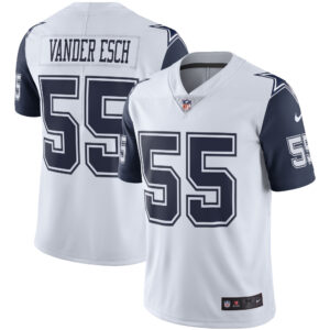 Nike Leighton Vander Esch Dallas Cowboys – Color Rush Vapor Limited – Weißes Trikot für Herren