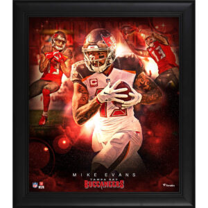 Mike Evans Tampa Bay Buccaneers – Gerahmte Collage „Stars of the Game“ (38,1 x 43,2 cm)