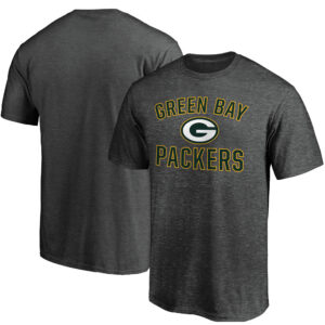 Herren Green Bay Packers Victory Arch Fanatics T-Shirt in meliertem Anthrazit