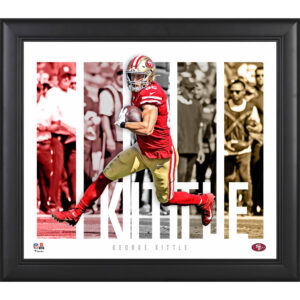 George Kittle San Francisco 49ers Gerahmte 15″ x 17″ Spielerpanel-Collage