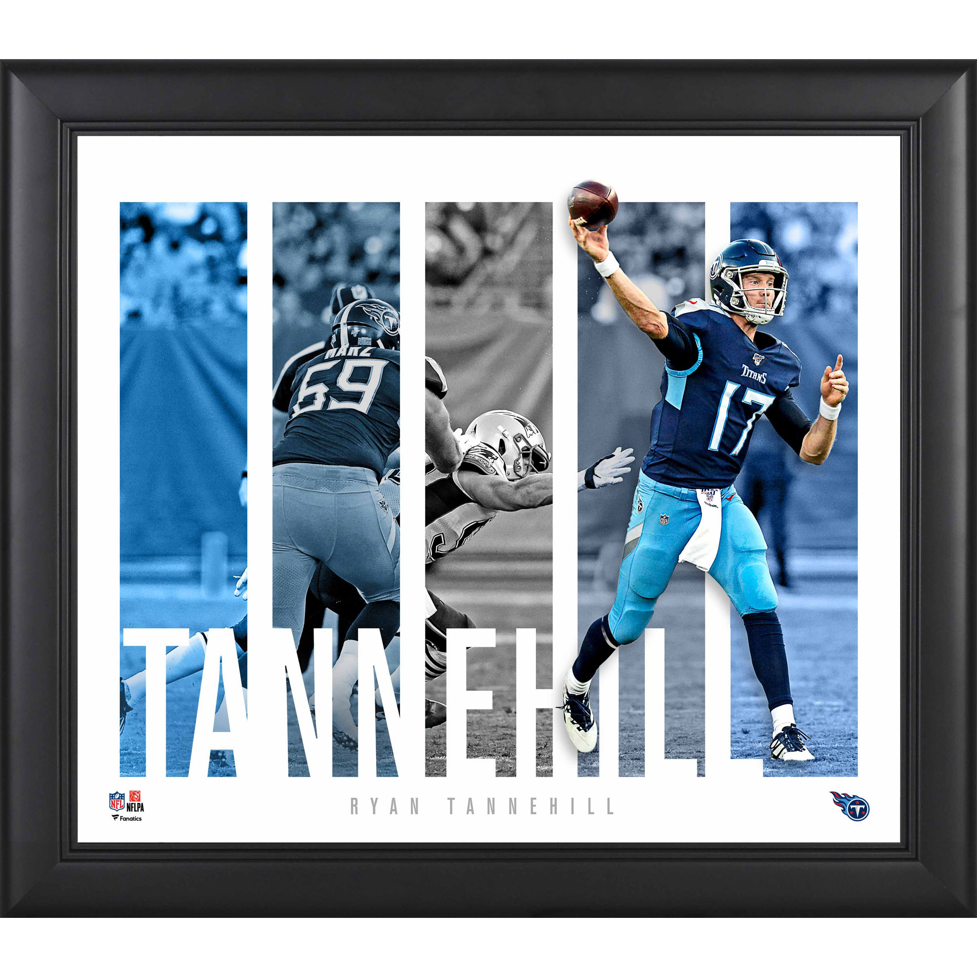 Ryan Tannehill Tennessee Titans Gerahmte 15″ x 17″ Spielerpanel-Collage