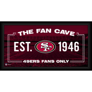 San Francisco 49ers – Gerahmte 10 x 20 Zoll große Fan-Cave-Collage