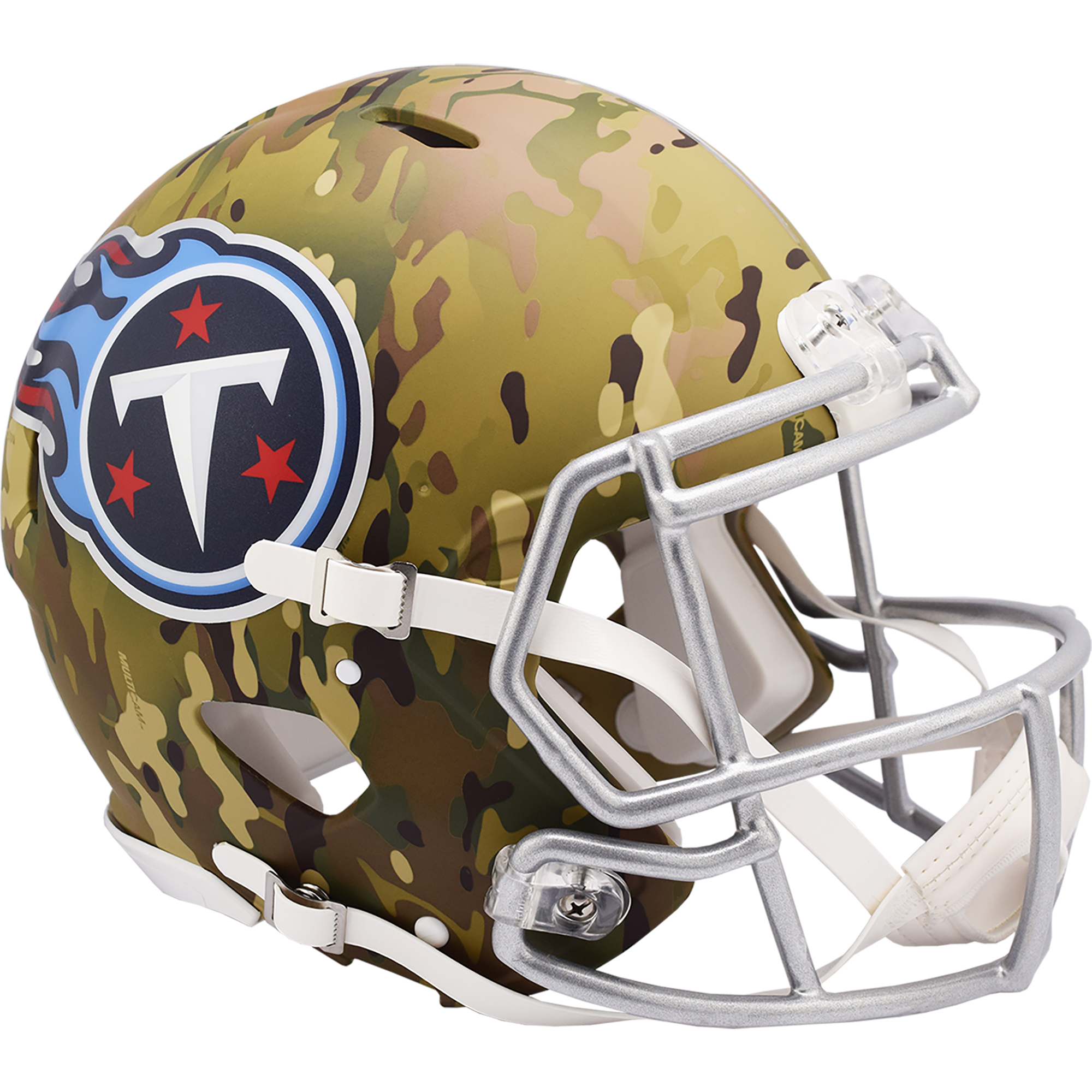 Tennessee Titans Riddell Camo Alternate Revolution Speed ​​Authentic Footballhelm