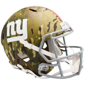 New York Giants Riddell Camo Alternate Revolution Speed ​​Display Footballhelm in Originalgröße