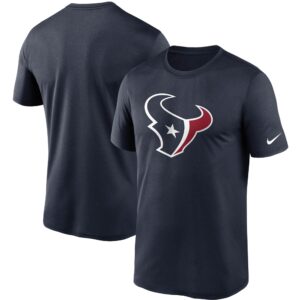 Nike Houston Texans Logo Essential Legend Performance-T-Shirt für Herren, Marineblau