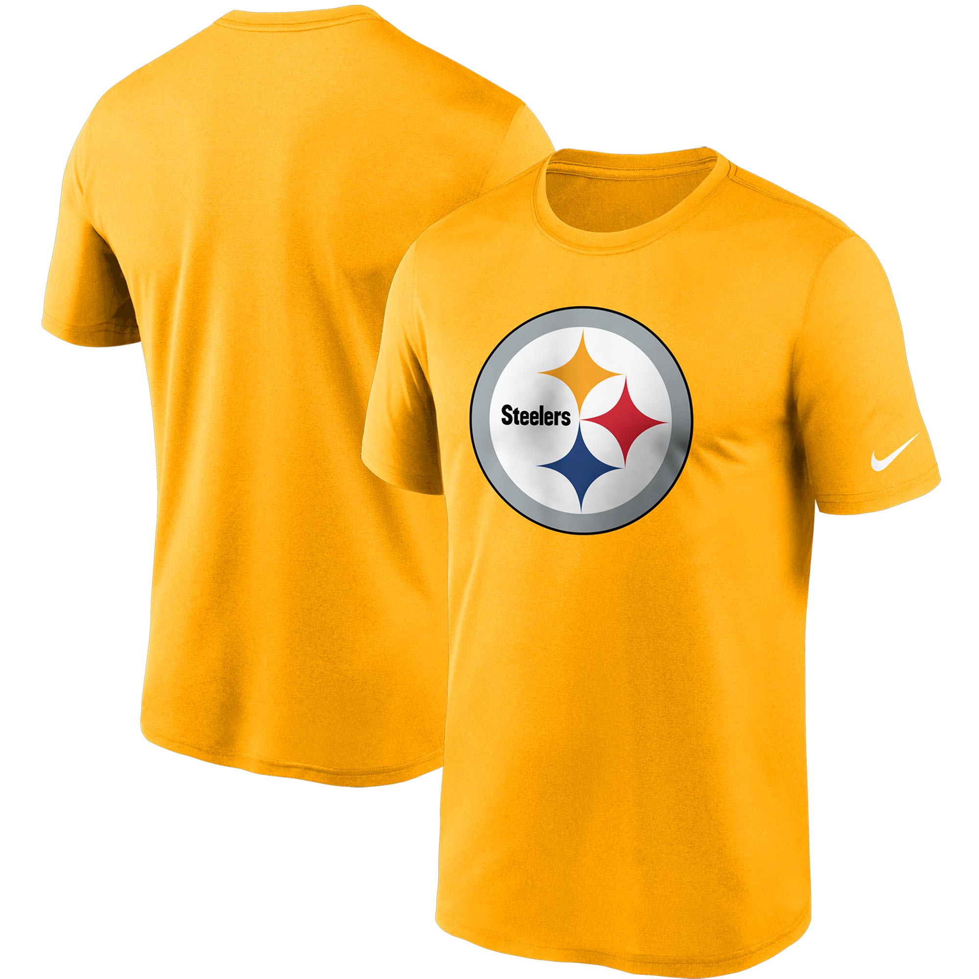 Nike Pittsburgh Steelers Logo Essential Legend Performance-T-Shirt für Herren in Gold