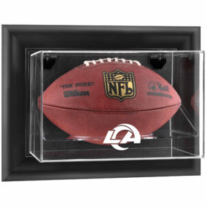 Los Angeles Rams – Schwarz gerahmte Vitrine mit Teamlogo zur Wandmontage