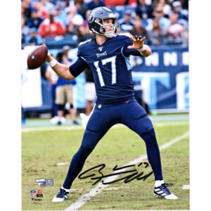 Autogrammfoto von Ryan Tannehill, Tennessee Titans, 20,3 x 25,4 cm, Hochformat