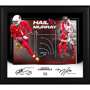 Kyler Murray & DeAndre Hopkins Arizona Cardinals Gerahmtes 15″ x 17″ Hail Murray Spieldiagramm-Collage – Faksimile-Signaturen