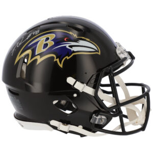 Patrick Queen Baltimore Ravens signierter Riddell Speed ​​Authentic Helm