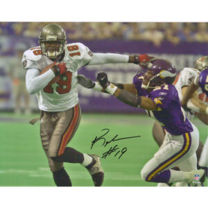 Keyshawn Johnson, Tampa Bay Buccaneers, signiertes Lauffoto, 16 x 20 Zoll