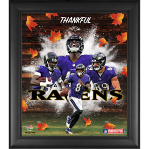 Baltimore Ravens, gerahmte 15 x 17 Zoll Thanksgiving 2020-Collage