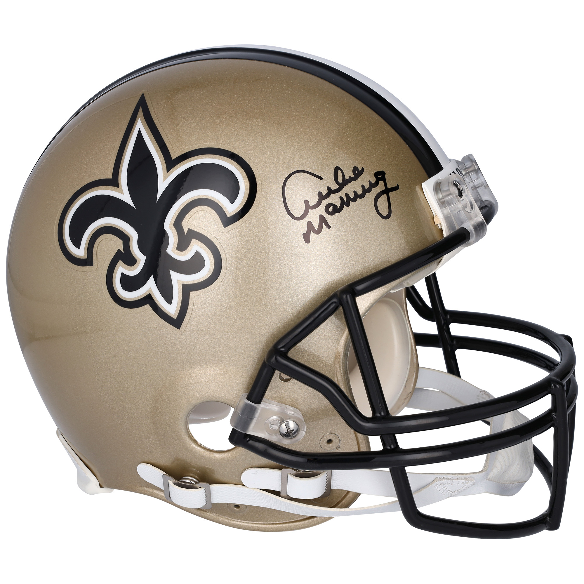 Archie Manning New Orleans Saints signierter Riddell VSR4 Authentic Helm