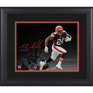 Nick Chubb Cleveland Browns Gerahmtes 11″ x 14″ Spotlight-Foto – Faksimile-Signatur