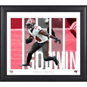 Chris Godwin Tampa Bay Buccaneers Gerahmte 15″ x 17″ Spielerpanel-Collage