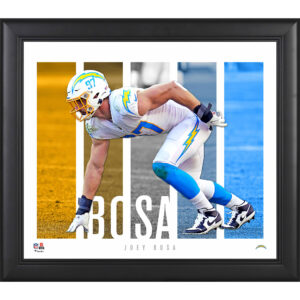 Joey Bosa Los Angeles Chargers Gerahmte 15″ x 17″ Spielerpanel-Collage