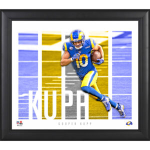 Cooper Kupp Los Angeles Rams Gerahmte Spielerpanel-Collage, 15 x 17 Zoll