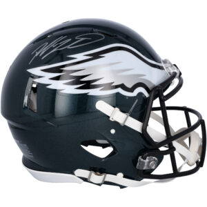 Dallas Goedert Philadelphia Eagles signierter Riddell Speed ​​Authentic Helm