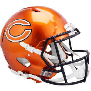 Chicago Bears – Riddell FLASH – Alternate Revolution Speed ​​– Authentischer Footballhelm, unsigniert